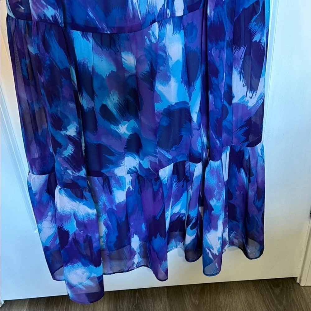 Bisou Bisou Blue Spaghetti Strap Maxi Sundress - Picture 9 of 9